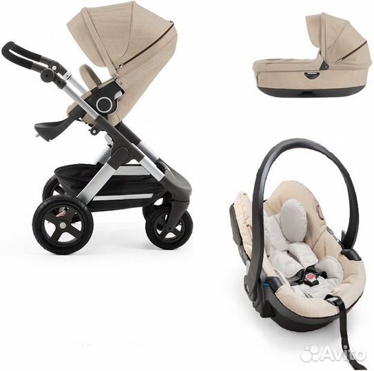 Коляска stokke trailz 3 в 1
