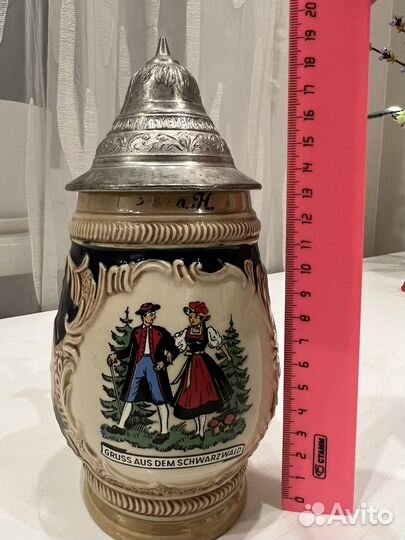 Пивная кружка с крышкой. гдр