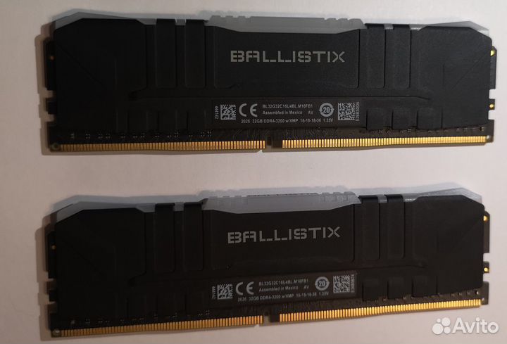 64GB DDR4 ballistix 3200