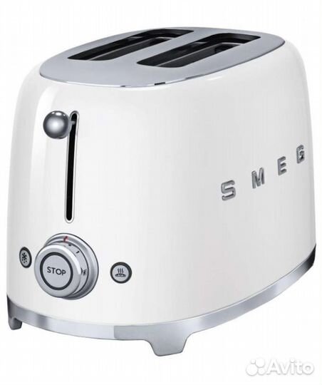 Тостер smeg новый белый