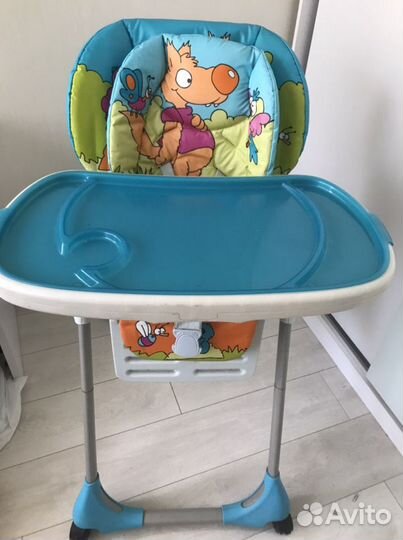 Стульчик для кормления chicco polly 2в1