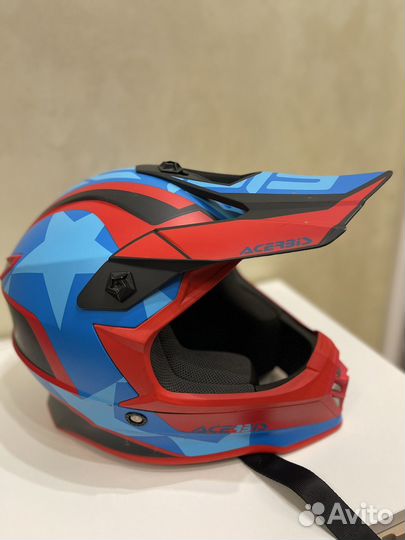 Мото шлем детский Acerbis Steel Stars