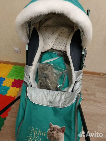 Детские санки коляска ника 7-2