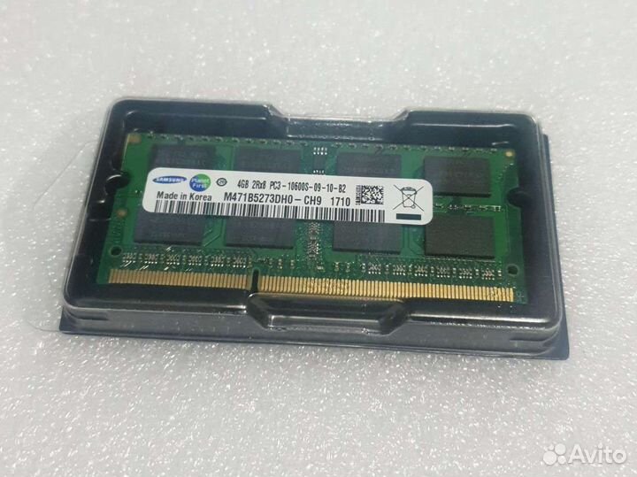 Оперативная память ddr3 4 gb Samsung для ноутбука