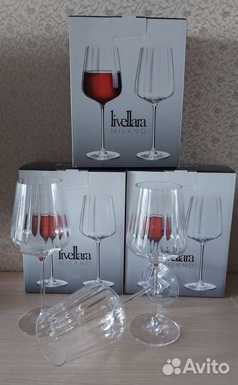 Бокал для вина Livellara Новые 3 набора