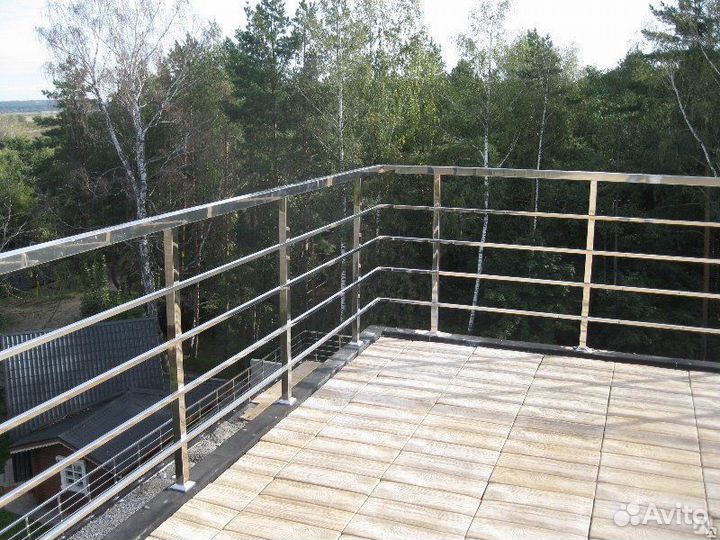 Перила комбинированные