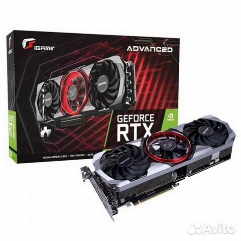 Видеокарта Colorful RTX3080 Advanced OC 10G 442935