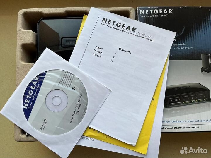 Сетевой хаб Netgear Network Switch G5605AV