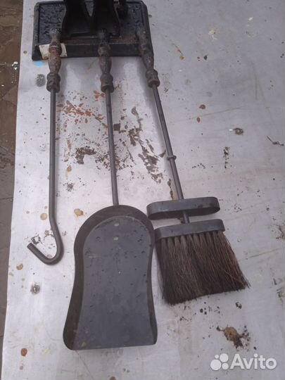 Кованый набор для камина