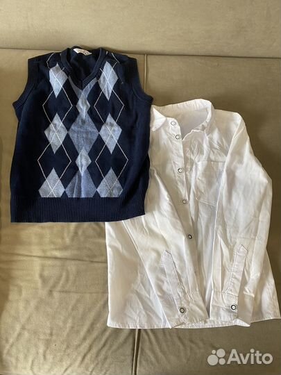 Рубашка и жилетка