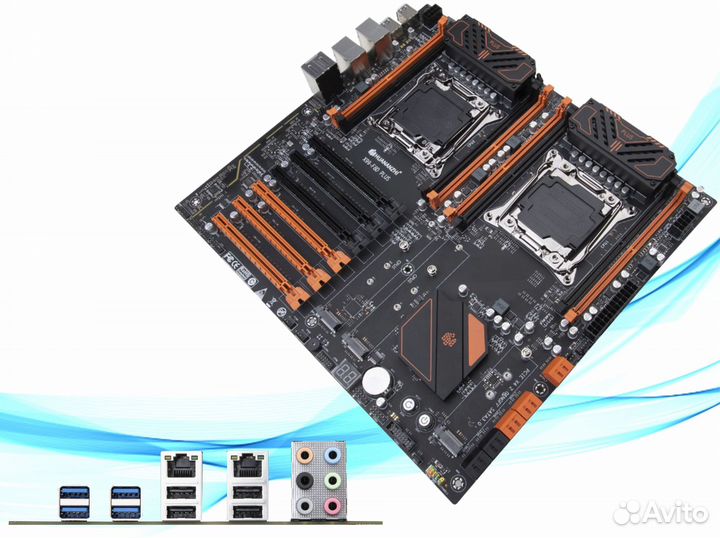 X99-F8D Plus + 2690v3 + 2690v3 + 128 гб DDR4