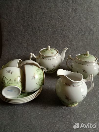 Чайный сервиз вербилки СССР