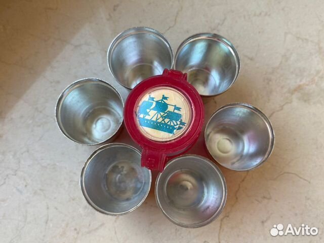 Походный набор стопок складной СССР