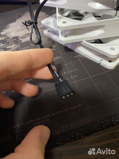 Кулера для корпуса 120mm Montech белые