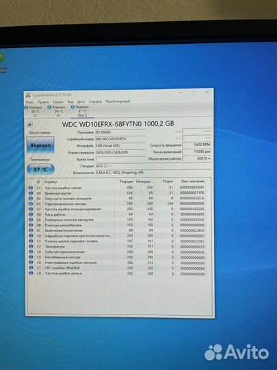 Жесткий диск 1 тб NAS WD Red