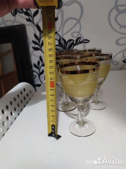 Бокал СССР цитриновое и марганцевое стекл