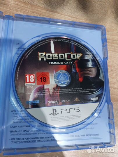 Игры для ps5 RoboCop rogue city