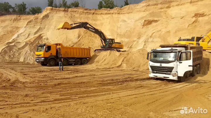 Песок строительный