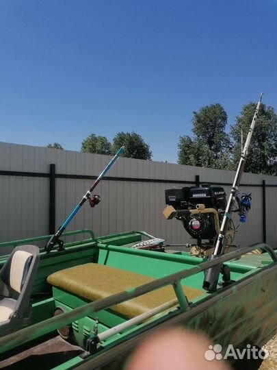 Лодка с мотором (балотоход) и прицеп