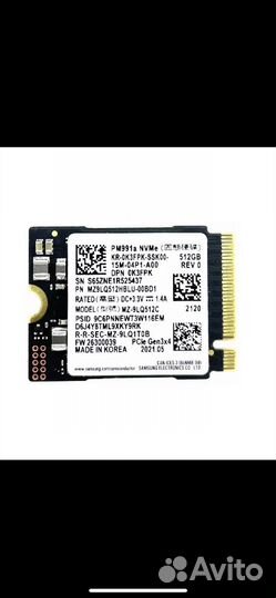 Steam Deck замена SSD на 512gb, 1Tb, 2Tb