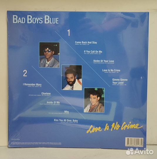 BAD boys blue - Love Is No Crime LP цветной винил