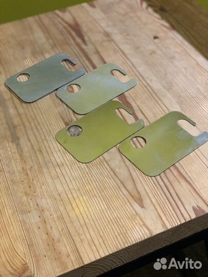 Комплект пластин из нерж. VAG от провисания дверей