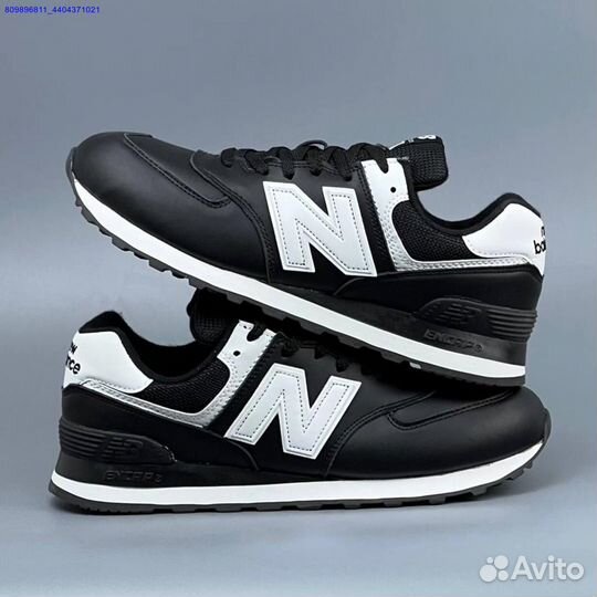 Кроссовки New Balance 574 Black (Арт.18220)