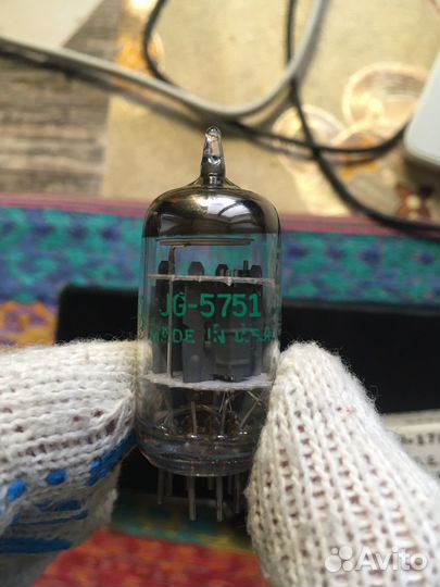 Радиолампы GE JG 5751 (12ax7,ecc 83)
