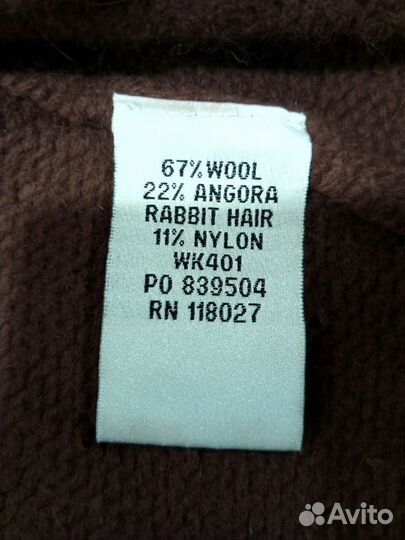 Винтажная кофта. Англия. Ангора