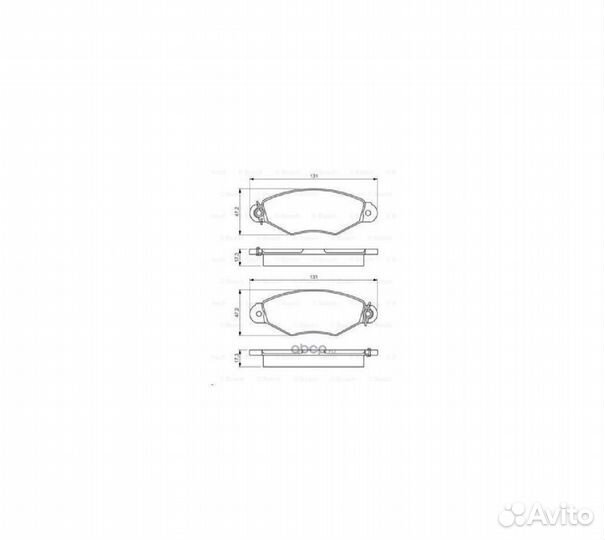 Колодки тормозные nissan kubistar