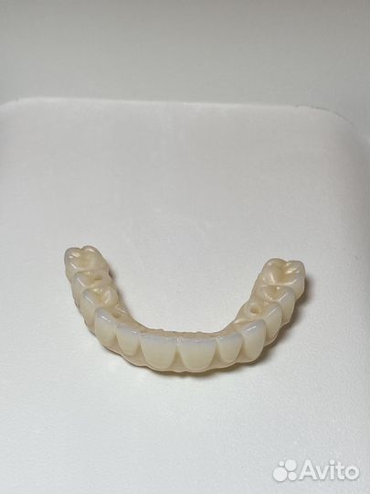 Изготовление анатомической коронки из 3D диоксид ц