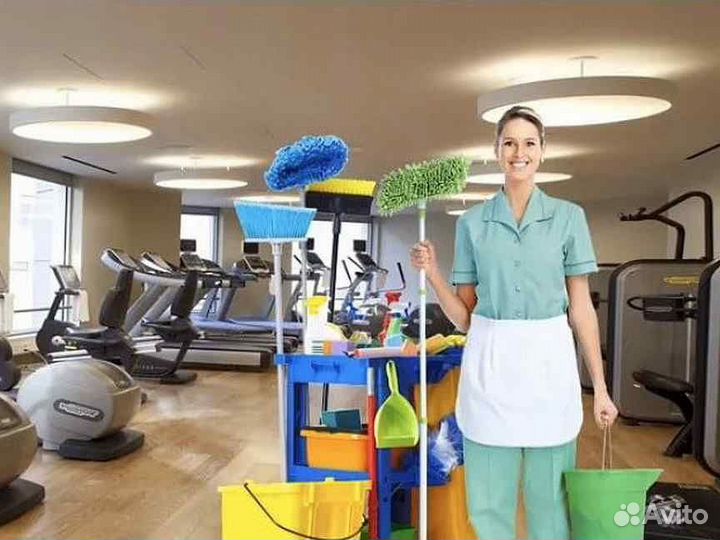 Уборщица 2/2 помещений, клинер, уборщик