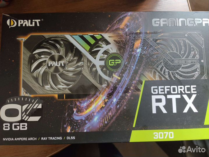 Видеокарта Nvidia rtx 3070 Palit gaming pro