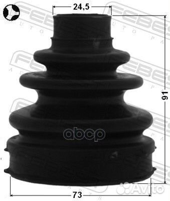 Пыльник шруса toyota corolla/auris 12-18 внут