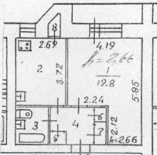1-к. квартира, 39,9 м², 3/12 эт.