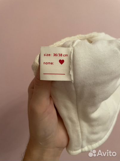 Шапка шлем на новорожденного р 36-38