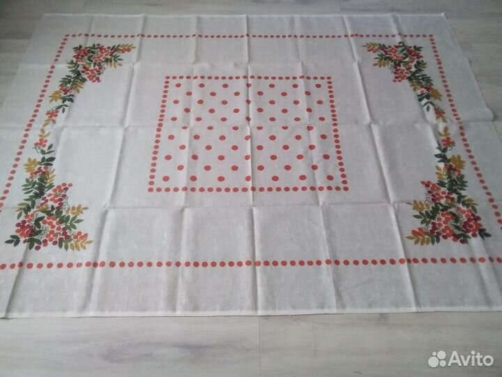 Скатерть льняная 150х200, 155 х 95