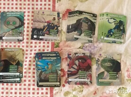 Карточки Черепашки Ниндзя бпо бустерные