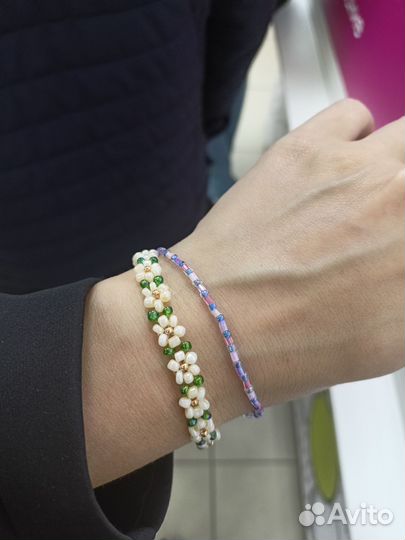 Браслеты из бисера ручной работы