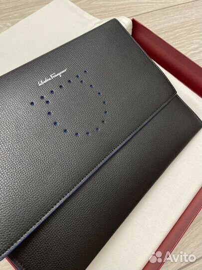 Мужская кожаная сумка планшет