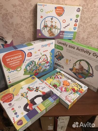 Развивающие коврики и мобили для детей 0+