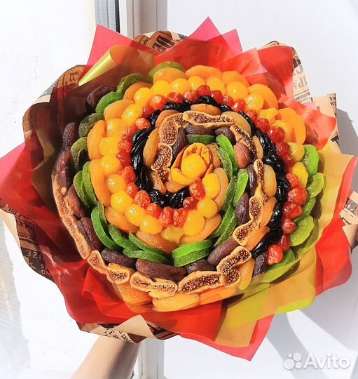 Съедобный букет, букет из сухофруктов, подарок