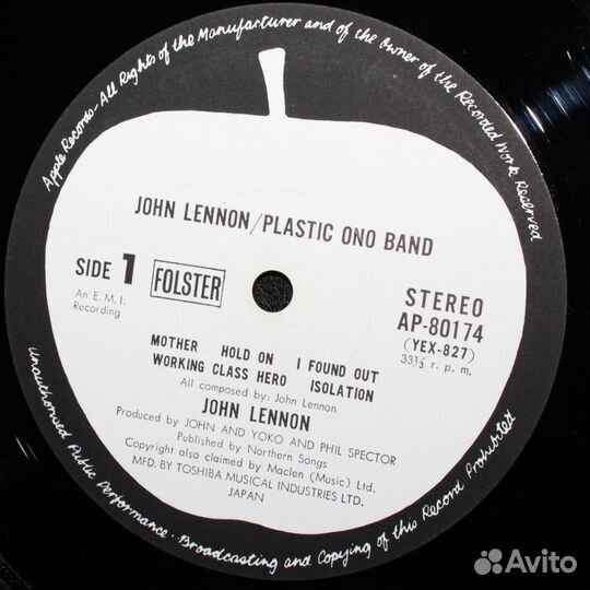 John Lennon & The Plastic Ono Band / John Lennon/P