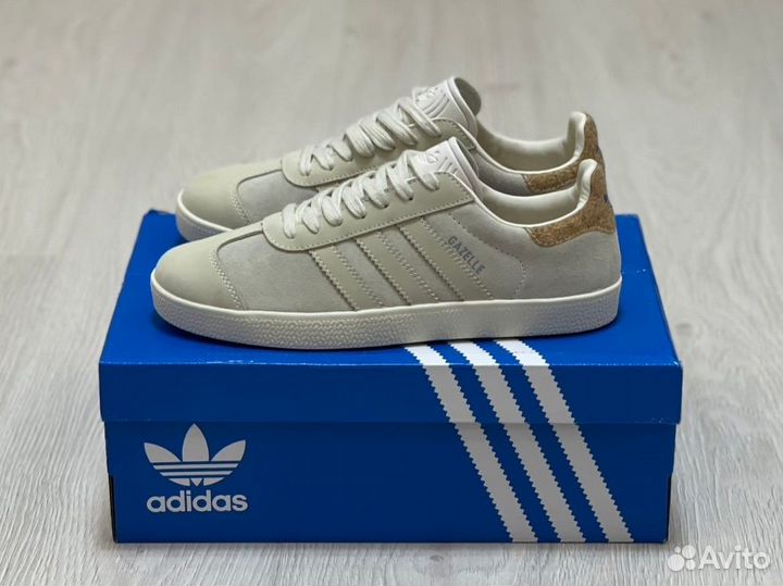 Кроссовки Adidas Gazelle Beige (36-41)