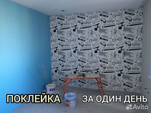 Поклейка обоев в Москве | Услуги | Авито