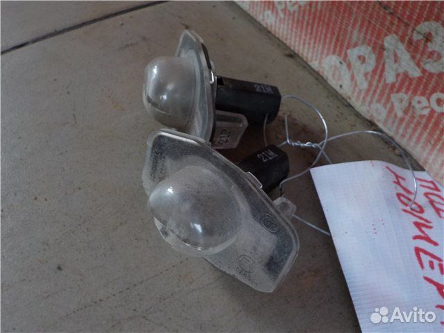 Подсветка номера Toyota Corolla ADE150 1ZR 2012