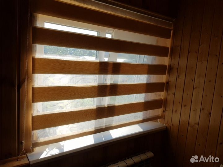 Рулонные шторы Зебра