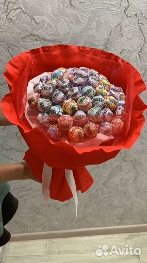 Сладкие букеты из конфет