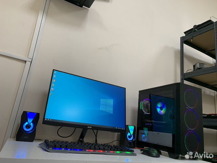 Игровой пк в полном комлекте Ryzen рассрочка