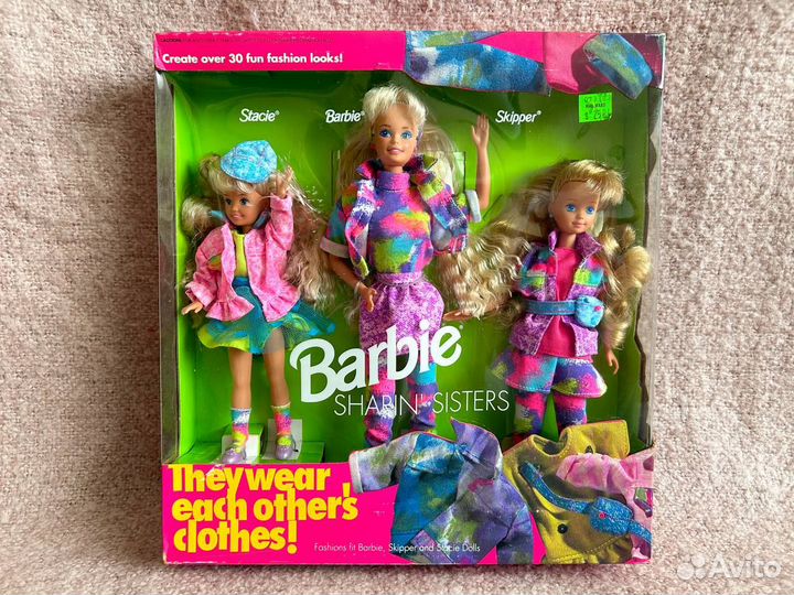 Barbie Sharin sisters Барби, Скиппер, Стейси nfrb